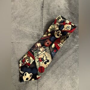 5/$25Disney Mickey&Co Atlas Design Goteborg Sweden Vintage Retro Design Neck Tie